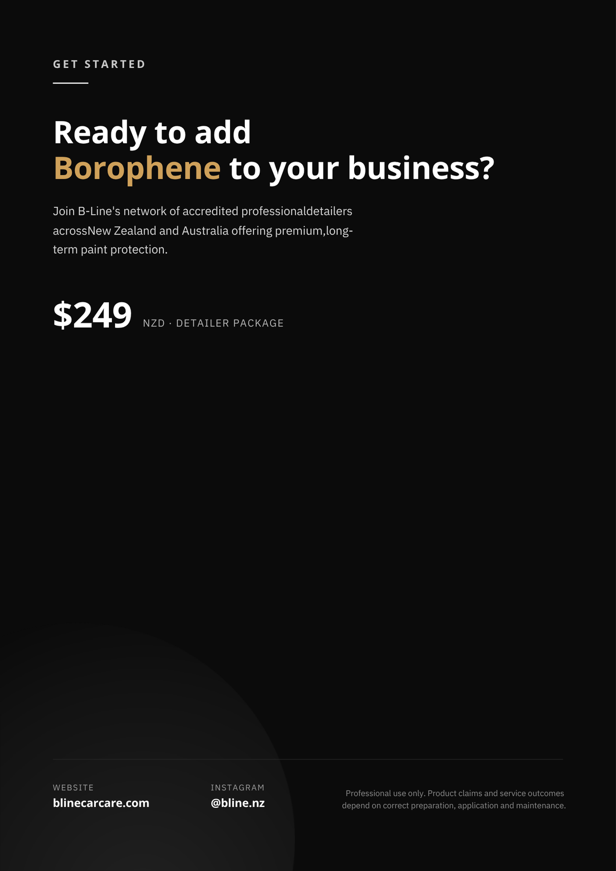B-Line Elite Borophene Detailer Package